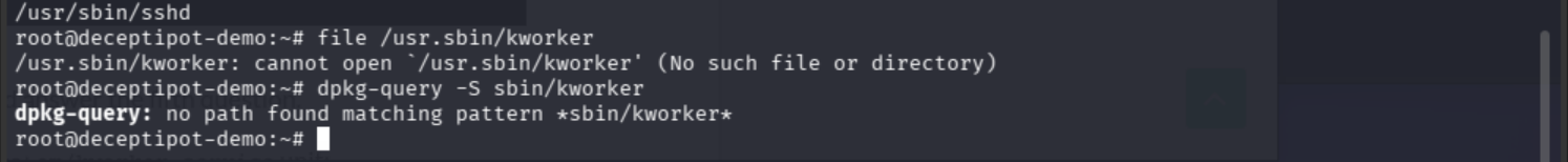 file and dpkg-query output for kworker
